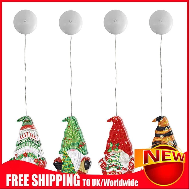5D DIY Special Shape Diamond Painting Goblin Crystal Diamond LED Hanging Light