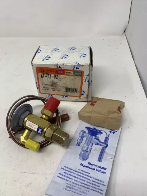 New No Box Sporlan Kt43Rz Thermostatic Expansion Valve Kt 43 Rz