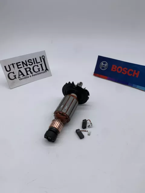 Kit Indotto + Spazzole Per Trapano Tassellatore Bosch Gbh 2-25 F E Vari Tipi