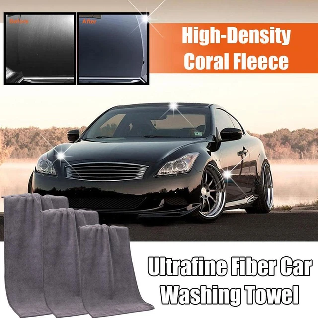 Car Care Wipes Polishing Extra Thick Plush Microfiber Cloxpct Cleaning O0Y8