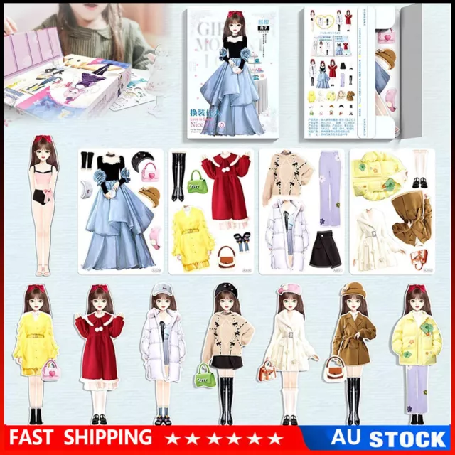 Magnetic Dress Up Baby, Magnetic Princess Dress Up Paper Doll for Kids Xmas Gift