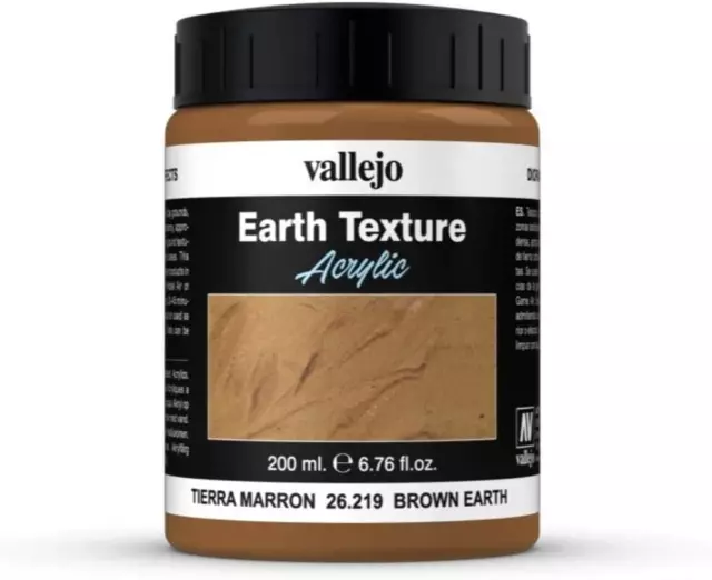 Vallejo Model Color 200 ml Stone Textures - Brown Earth