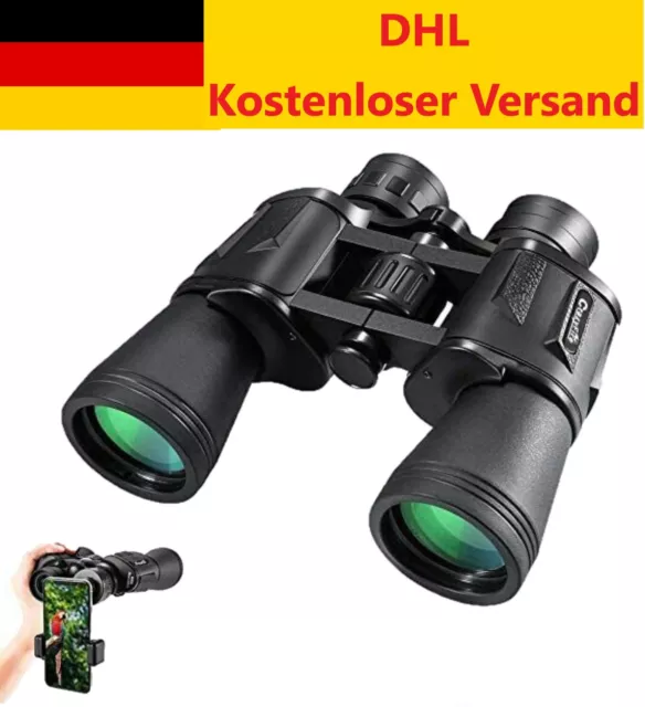 Hochleistungs-Fernglas 10 x 50 Professionelles mit Nachtsicht wasserdichtes DE