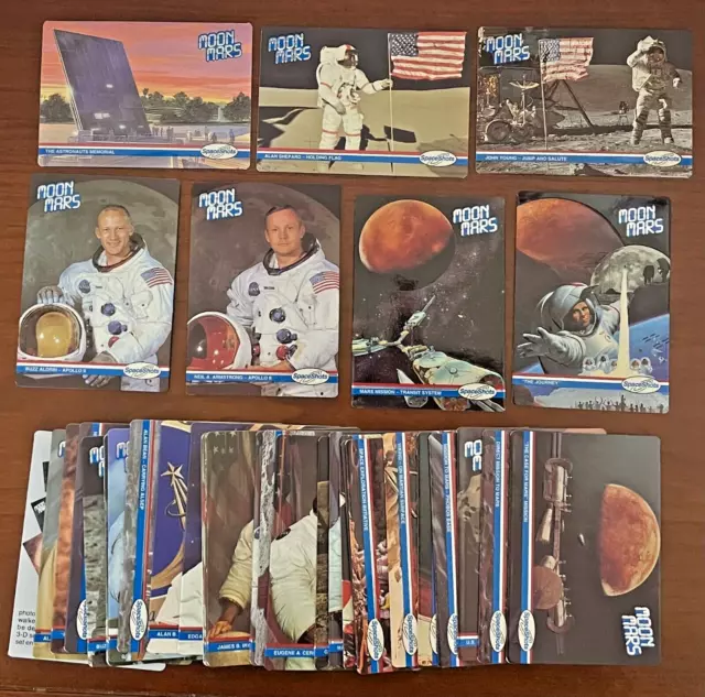 1991 Space Shots Moon Mars Action Packed Cards - YOU PICK