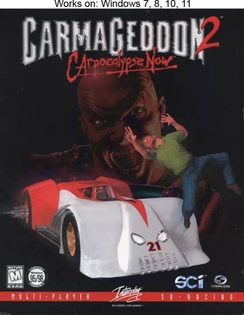 Carmageddon 2: Carpocalypse Now PC Game 1998 Windows 7 8 10 11