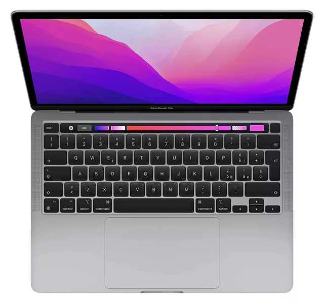 Notebook APPLE MACBOOK PRO 2022 13" M2 8 CPU/10 GPU 8+256GB Space Grey MNEH3