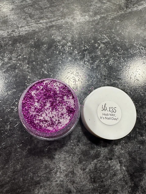 Mini brillo púrpura Sparkle and Co Dip Power Sb.135 Holi Yay It's Nail Day