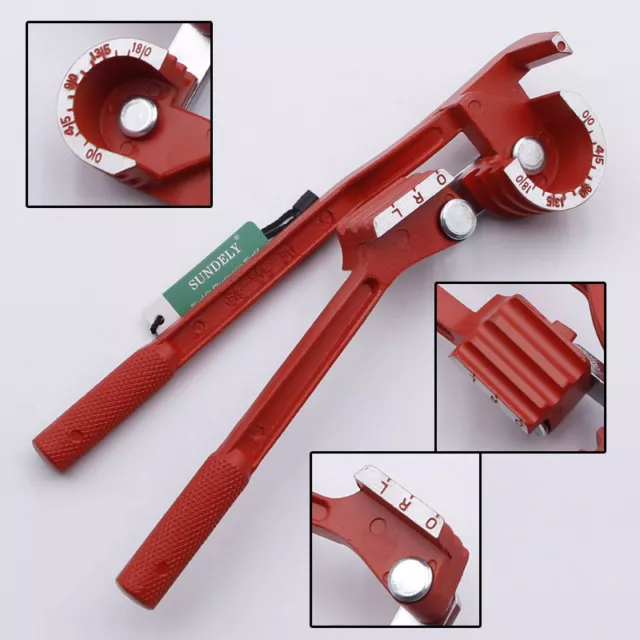 New 3 In 1 Mini Tube Bender Plumbing For 6Mm 8Mm 10Mm Copper Pipe