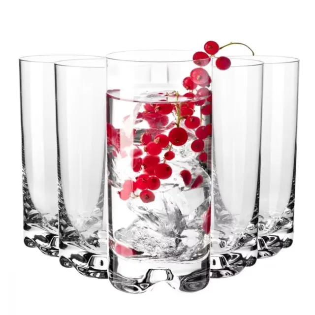 Krosno Mixology Vasos Highball para Bebidas | 6 pcs | 350 ml | Lavavajillas