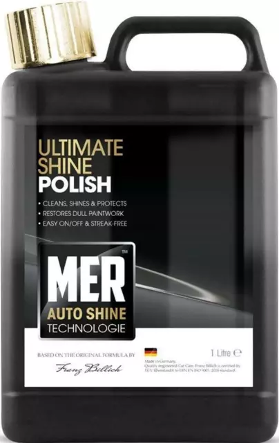 Mer NEW Ultimate Shine Car Polish Auto Technology Professional Wax 1 Litre