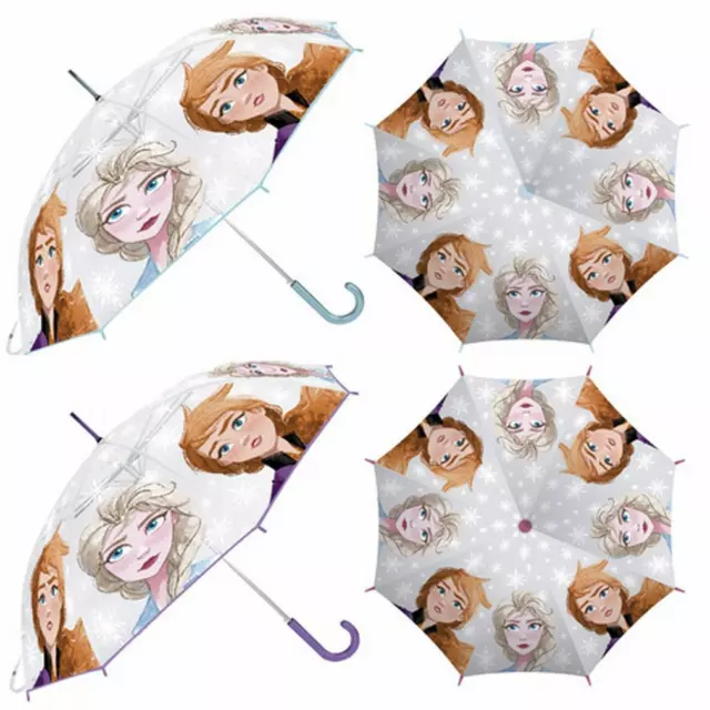 Ombrello Manuale Trasparente Di Frozen (22634)