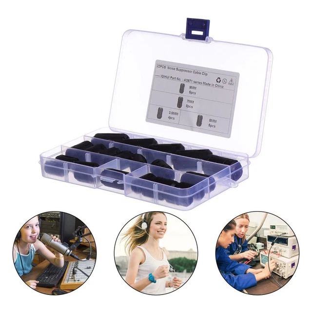 22PCS TORE DE Ferrite Anneaux Ferrite Anneaux Autour Des Câbles EUR 15 — free download