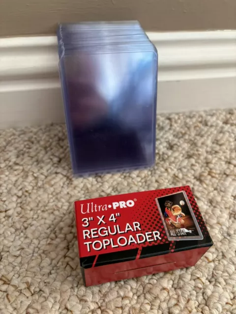Ultra-Pro 3"" X 4"" Normale Karten Toploader X 30 Brandneu!