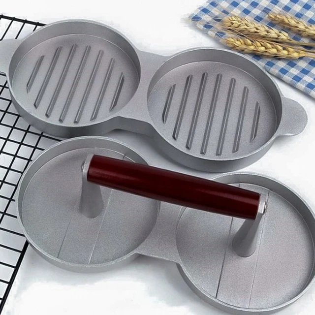Stampo pressa per carne 1 pz. 28*12*8,7 cm 3 in 1 pressa hamburger rivestita antiaderente