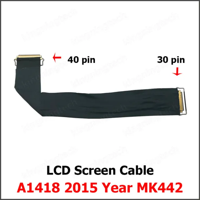 New LCD LED LVDS Display Screen Flex Cable For iMac 21.5" A1418 2015 2K MK442