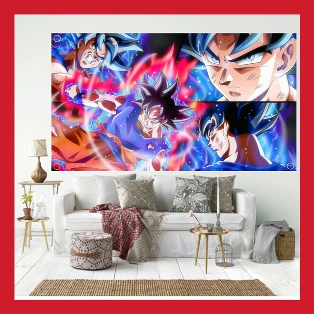Bannière Poster Géant Affiche Dbz Dragon Ball Z Son Goku Ultra Instinct Bannière Poster Géant Affiche Dbz Dragon Ball Z Son Goku Ultra Instinct