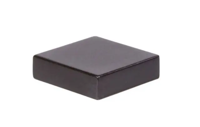 Atlas Homewares A833 Thin Square 1-1/4" Cabinet Knob In Modern Bronze, New!