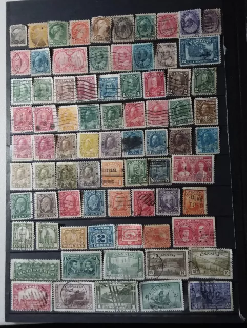 Stamps of Canada - Queen Victoria onwards - 78 Used