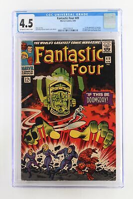 Fantastic Four #49 - Marvel 1966 CGC 4.5 1st App Galactus. 2nd App Silver Surfer