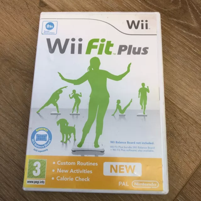 WII FIT PLUS Game Only Requires Balance Board FULLY TESTED
