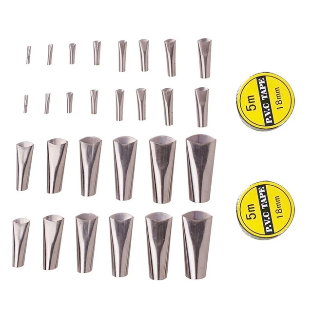 Kit Di Finitura Per Calafataggio, Punte Per Ugelli Per Calafataggio In Acciaio Inossidabile Con Basi Di Collegamento Di Ricambio 30 Pezzi 87961344
