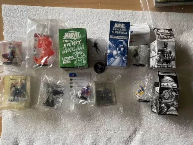 Heroclix Comprar Ladrillo Convención Figura Deal 10 Figuras Con Cajas Y Tarjeta