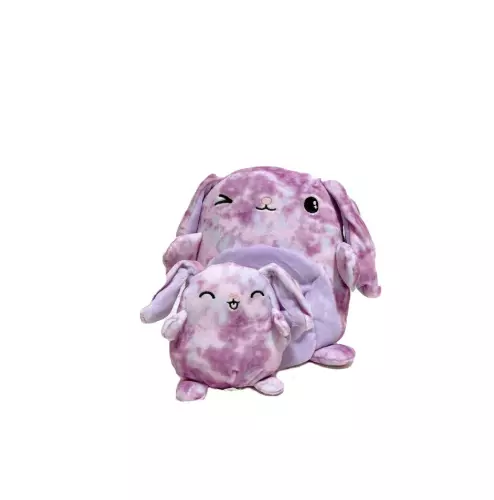 Squishmallow Kellytoy 8" Lilac The Bunny & Baby Plush Doll Toy Pillow Pet