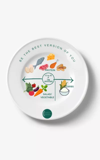 Portion Perfect Revive Control Bariatric Plate - Melamine