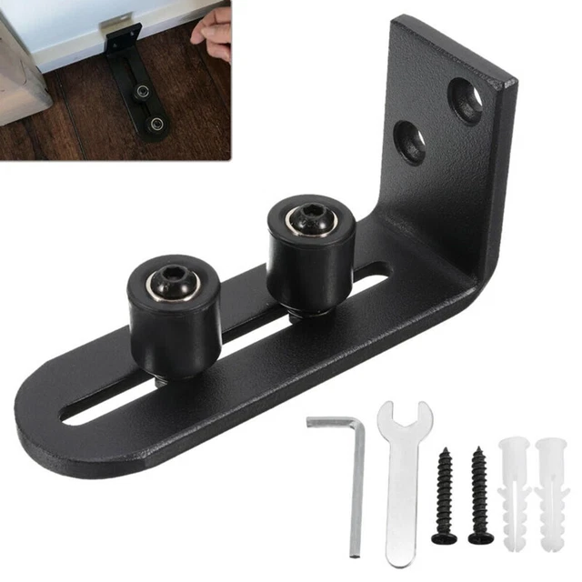 Ball Bearing Barn Door Guide Hardware Steel Tool Barn Door Stay Roller Practical