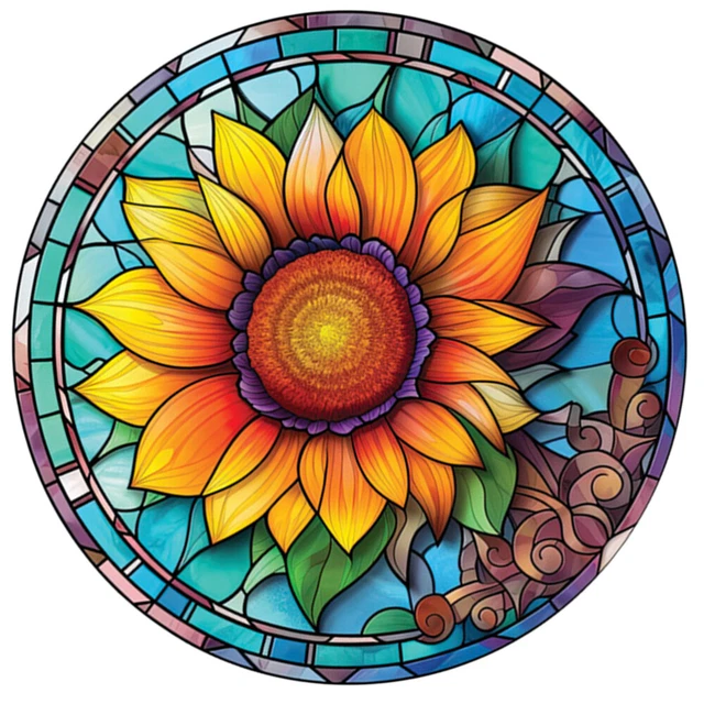 DIY window decal Static Cling Decal Anti-collision Window Stained Glass