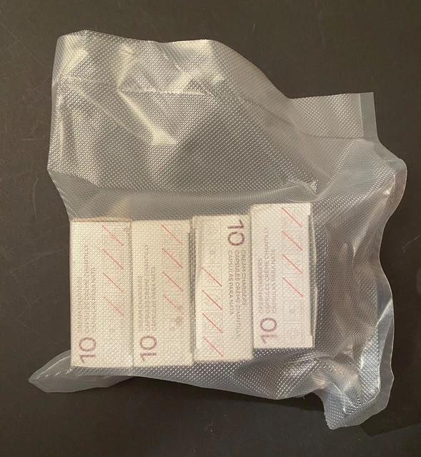 iSi Cream Professional (Whipped Cream) Chargers Cartridges – 4 pkgs of 10 = 40 iSi Cream Professional (Whipped Cream) Chargers Cartridges – 4 pkgs of 10 = 40