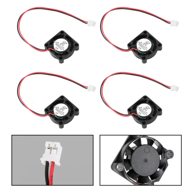 2 Pin Wire Brushless DC Cooling Blower Fan 5V 0.12A 2507S 25x25x7mm AUS 3