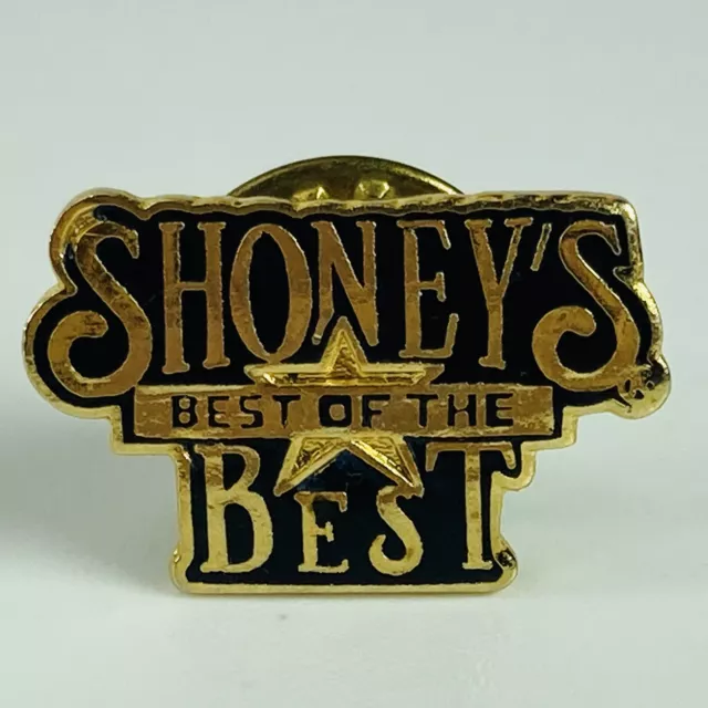 Shoneys BIG BOY Restaurant Star Pin Service Award Best of the Best Tie Tack Vtg