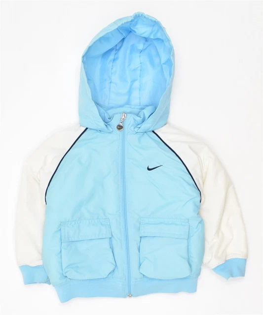 NIKE Giacca Imbottita Con Cappuccio Ragazze 3-4 Anni Piccola Colourblock Nylon MQ07