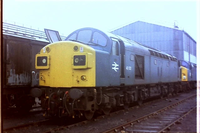 35MM RAILWAY COLOUR Negative Class 40 133 in Doncaster works £1.95 ...