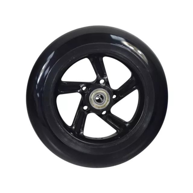 Black 150 mm Scooter Caster Wheel with 608 Bearings