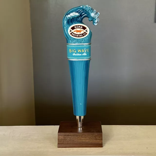 KONA Brewing Co. BIG WAVE Golden Ale - Keg Beer Tap Handle