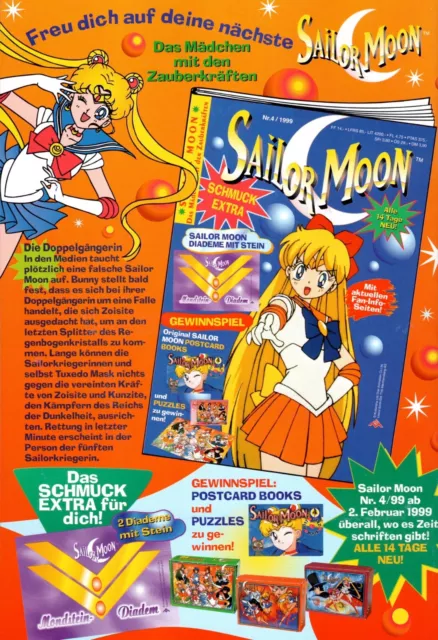 Sailor Moon Hefte von 1999 - Sammlung Rarität 2