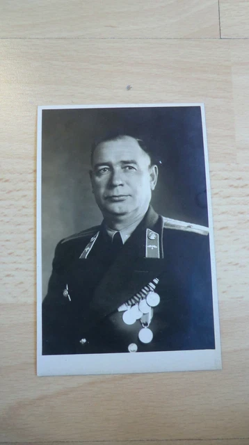 Foto Portrait Russische Offizier 100% Original UDSSR Nr-23 3