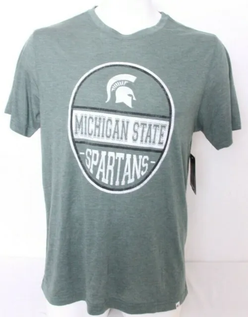 NEW MSU Michigan State University Spartans Colosseum Green SS Tee Shirt Men's L