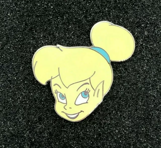 Tinkerbell Walt Disney Pin Face Head Official Tinker Bell Authentic Trading 2009