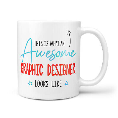 This Is What An Awesome GRAPHIC DESIGNER Looks Like Gifts Gift Mug