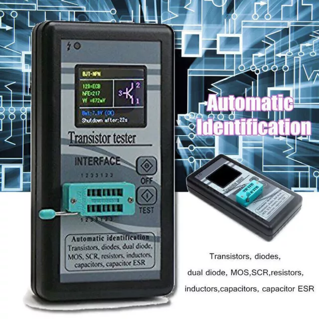 Digital Transistor Tester,M328 Multi-functional Capacitance Resistance Meter