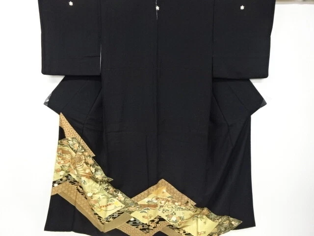 6395796: Japanese Kimono / Vintage Tomesode / Kinsai  /Shochikubai & Musical Ins