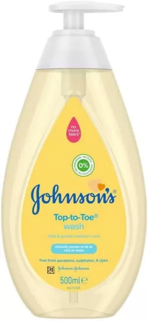 JOHNSON'S Baby Top-To-Toe Wash 500ml