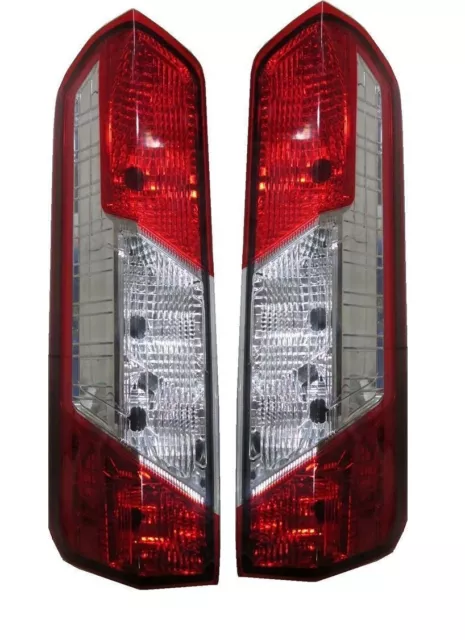 Ford Transit Mk8   2014-2018 Rear Light Tail Back Lamp Pair Set O/S N/S Right Le