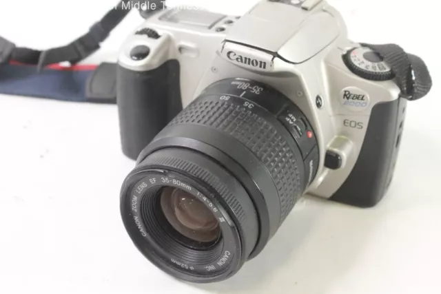 Canon EOS Rebel 2000 35mm SLR Film Camera w/ EF 35-80mm f/4-5.6 III Lens