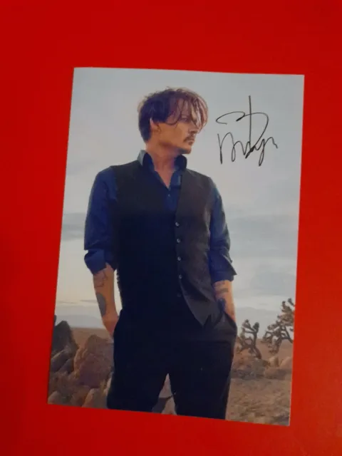 Johnny Depp Autographed Photo