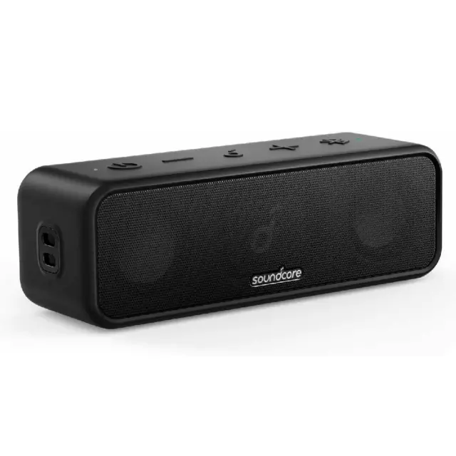 Anker Soundcore 3 Bluetooth Speaker Stereo Sound PartyCast 24H Playtime IPX7 App