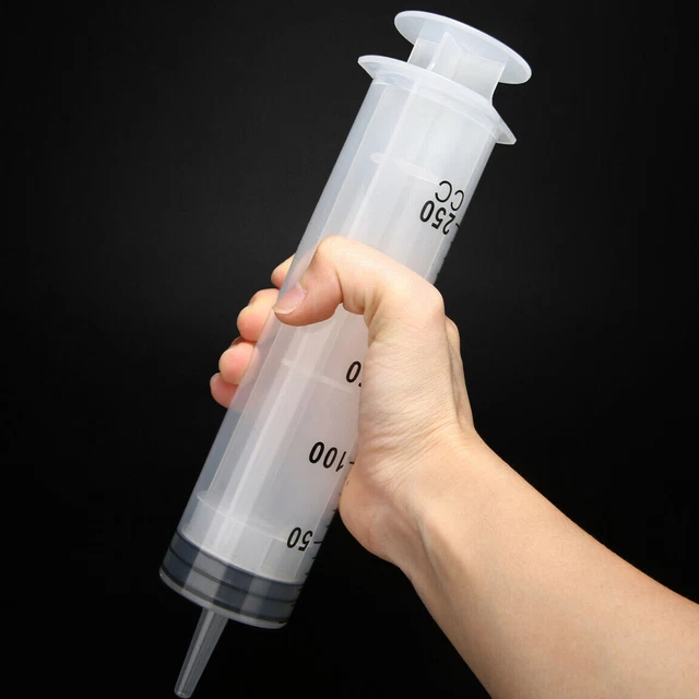 Seringues D'huile 300 Ml – Lot De 2 Avec Tube Flexible, Pour Mesure, Transfert, Alimentation Animale